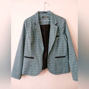 Patterned Blazer